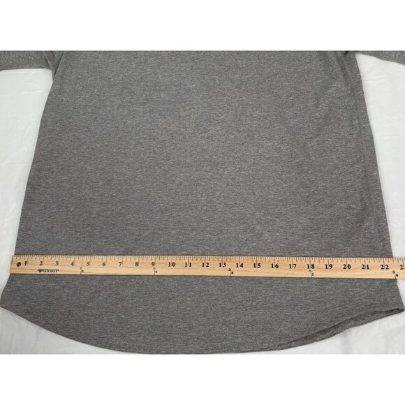 BYLT Premium Basics LUX Drop Cut Long Sleeve Polo Shirt Mens XL Heather Grey - Picture 8 of 11